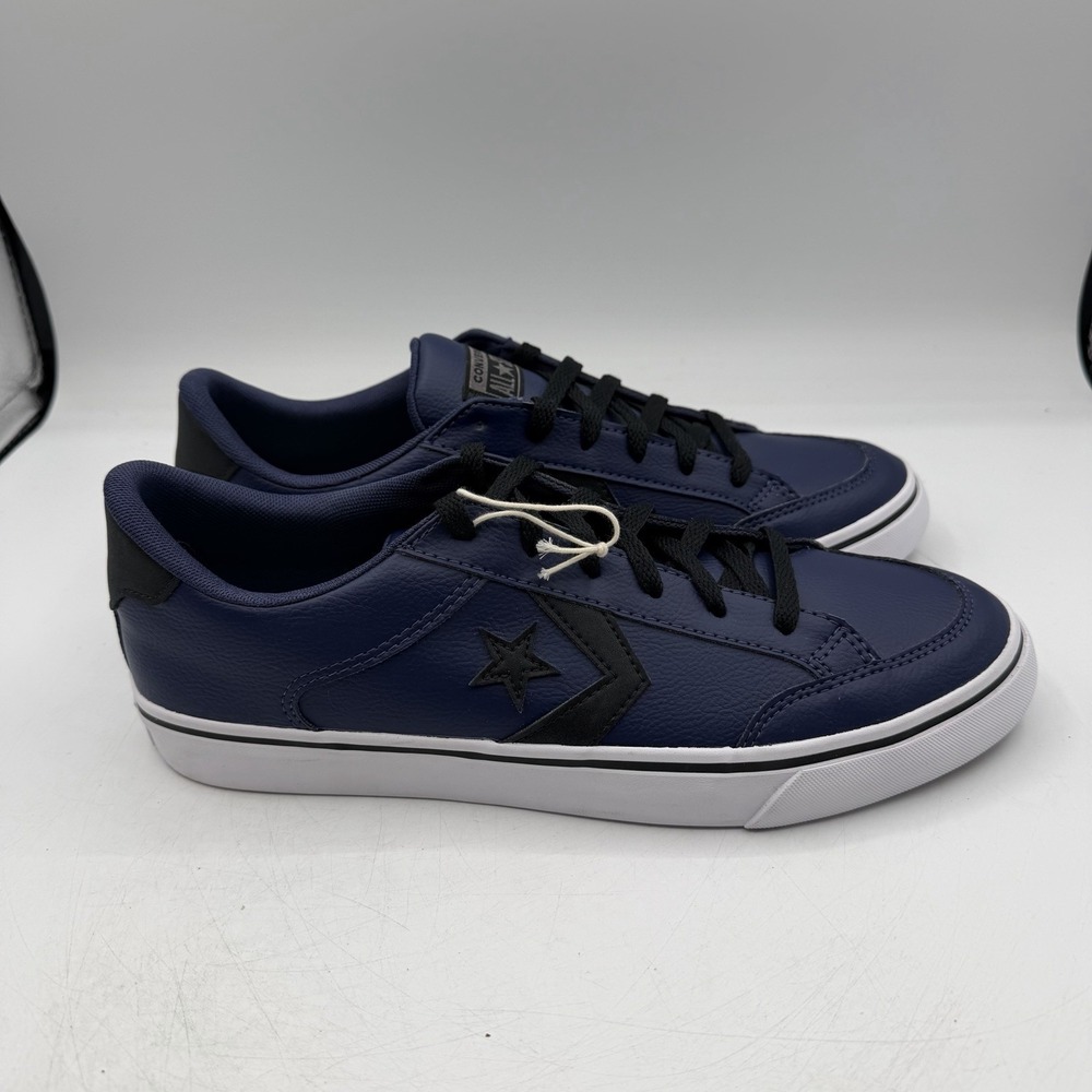 Converse El Distrito 2.0 Shoes Mens Sz 10.5 Navy Blue Synthetic Leather Sneakers - Picture 2 of 11